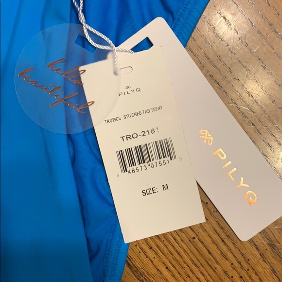 NWT PILYQ Tropic’s Stitched Tab‎ Teeny Swim Bottom - Picture 2 of 7